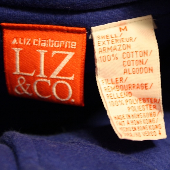 Liz & Co. Cotton Puffer Coat - Picture 7 of 7